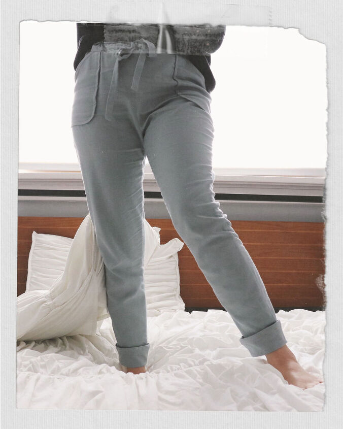 sew your own joggers using this easy sewing pattern