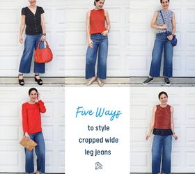 Five Ways To Wear Cropped Wide Leg Jeans | Upstyle