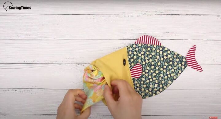Fish Drawstring Bag Practical and Adorable: Fish Shaped Drawstring Bag | Upstyle