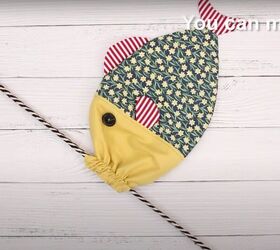 practical and adorable fish shaped drawstring bag, Sewing a fish drawstring bag