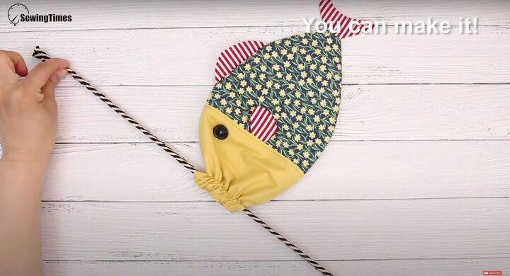 Fish Drawstring Bag Practical and Adorable: Fish Shaped Drawstring Bag | Upstyle