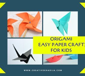 5 minute crafts for kids diy girls hair clip, Easy Origami for Kids Arts and Crafts Projects