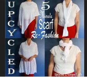 5 minute scarf refashion for diy mothers day gift plus 8 more ideas