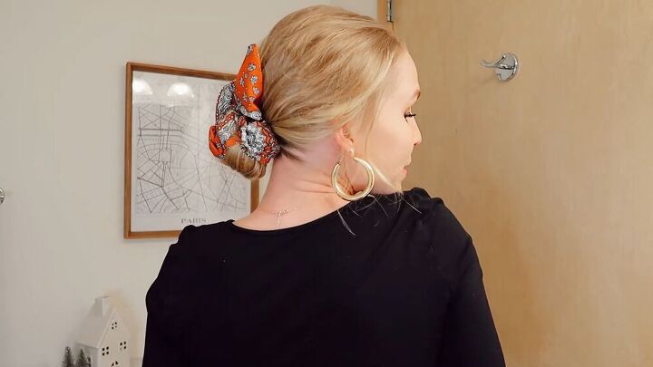how to style hair scarves