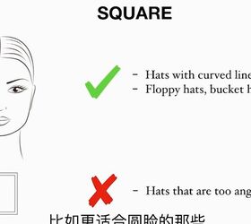 how to choose hats for your face shape, Best hats for square face