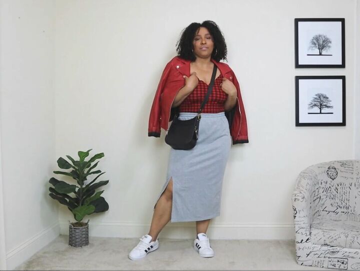 how to style a midi skirt for spring, Midi skirt style