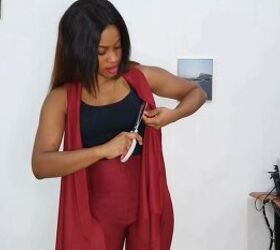 make a beautiful no sew wrap top in 30 minutes