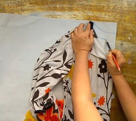 make a beautiful oversize linen top with intricate details, DIY linen top