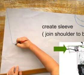 make a beautiful oversize linen top with intricate details, Easy linen top