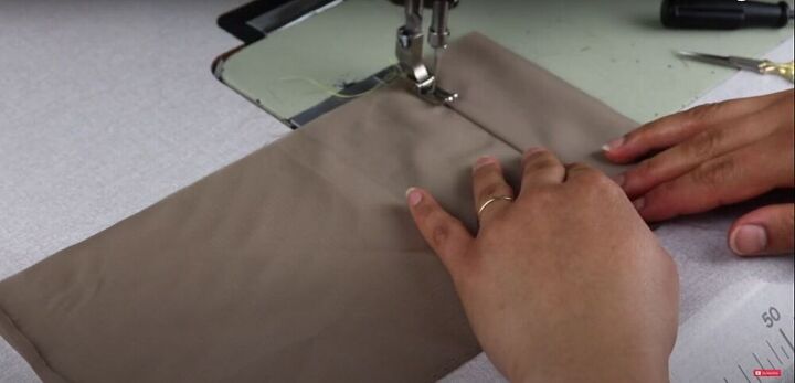 nylon packable tote sewing tutorial, DIY packable tote