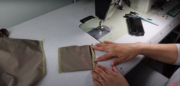 nylon packable tote sewing tutorial, packable tote tutorial