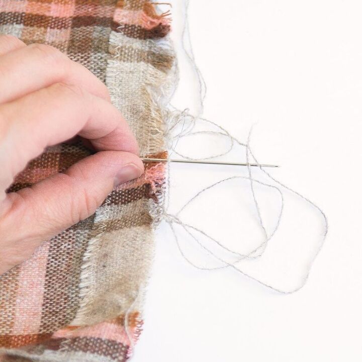 how to make a fringe scarf