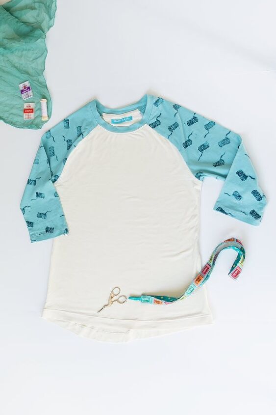 how to sew your own raglan tee