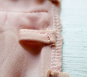 how to refashion a dress to a corset back
