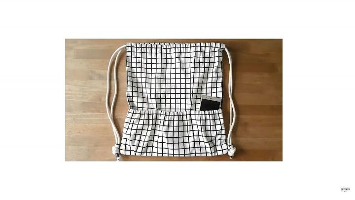 Make a Super Simple Drawstring Backpack | Upstyle