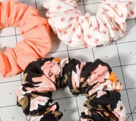 how to make scrunchies 2 methods beginner sewing project