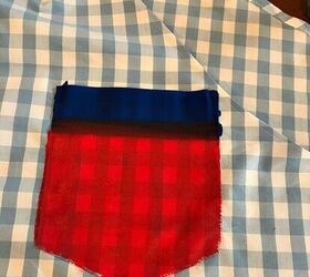 flag inspired painted pocket