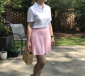 pink classic elegant and glamourous, Out About Errands or Country Club Look