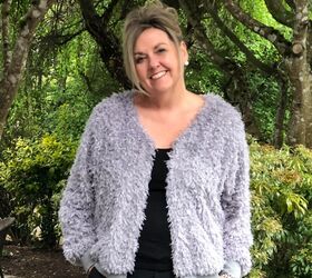 a new cardigan sweater to cardigan conversion
