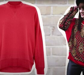 high fashion inspired diy sweater, Make a DIY sweater