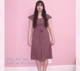 thrift flip turn a dress into a two piece set, DIY two piece set