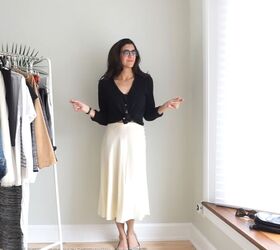 how to style a black cardigan, Casual cardigan style