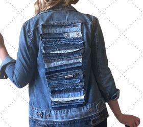 Upcycle A Patchwork Denim Jacket With Old Jeans