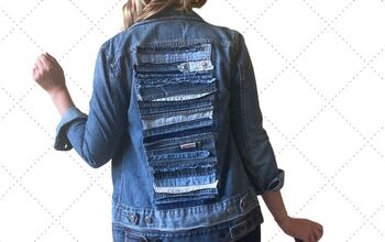 Upcycle A Patchwork Denim Jacket With Old Jeans