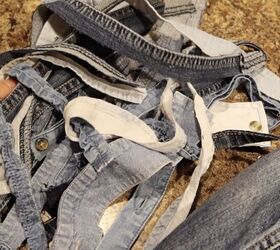 Why she cut up her old denim after it went out of style (smart!)