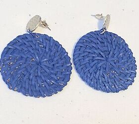 How to Paint Rattan Earrings