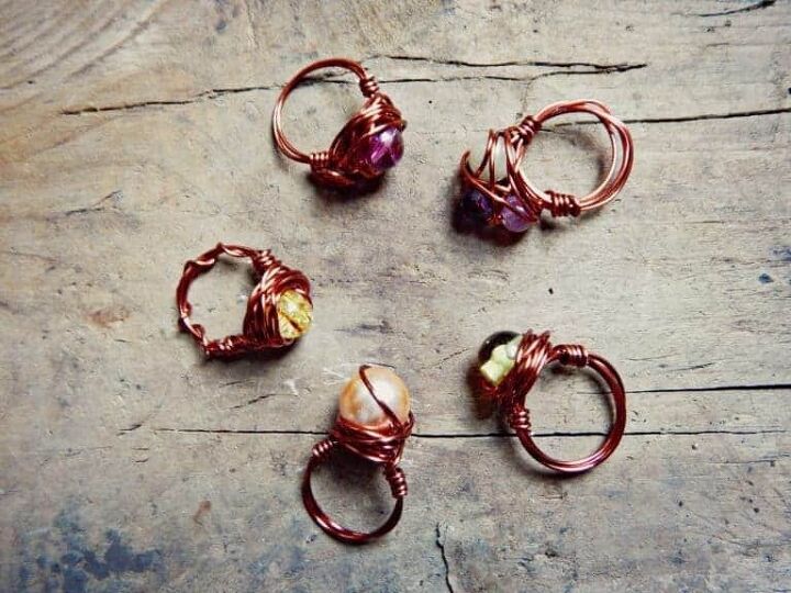 how to make wire wrap rings, Wire Wrapped Rings