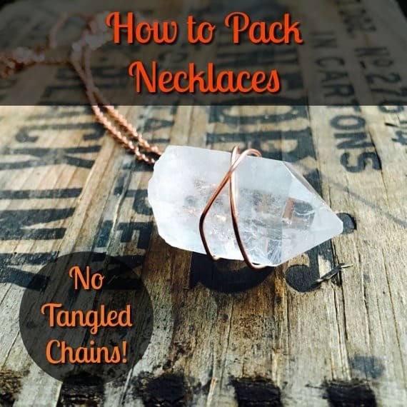 how to pack necklaces