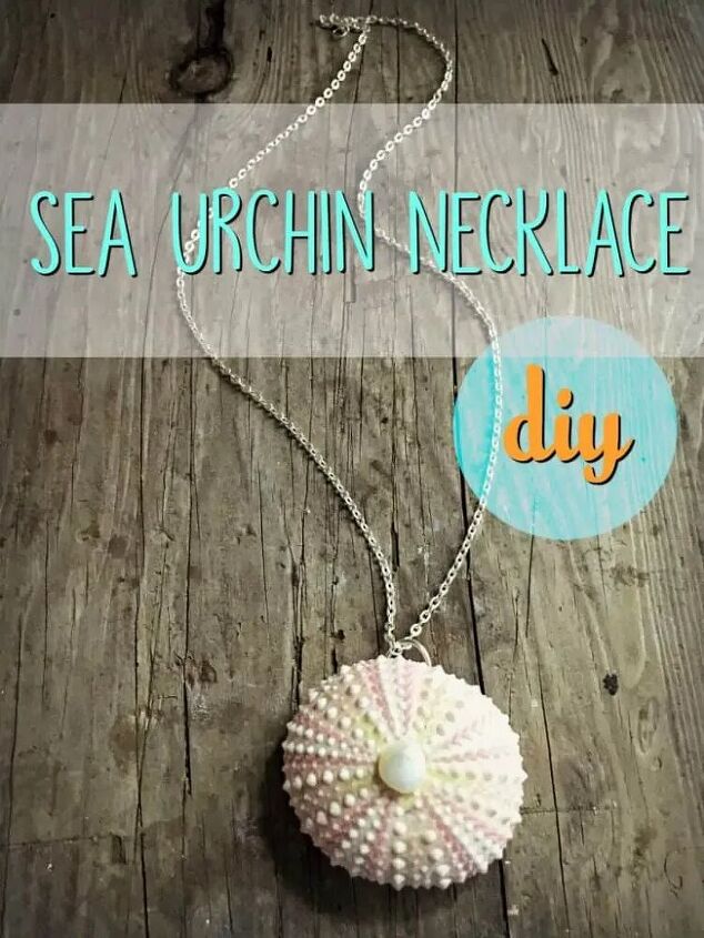 diy sea urchin necklace