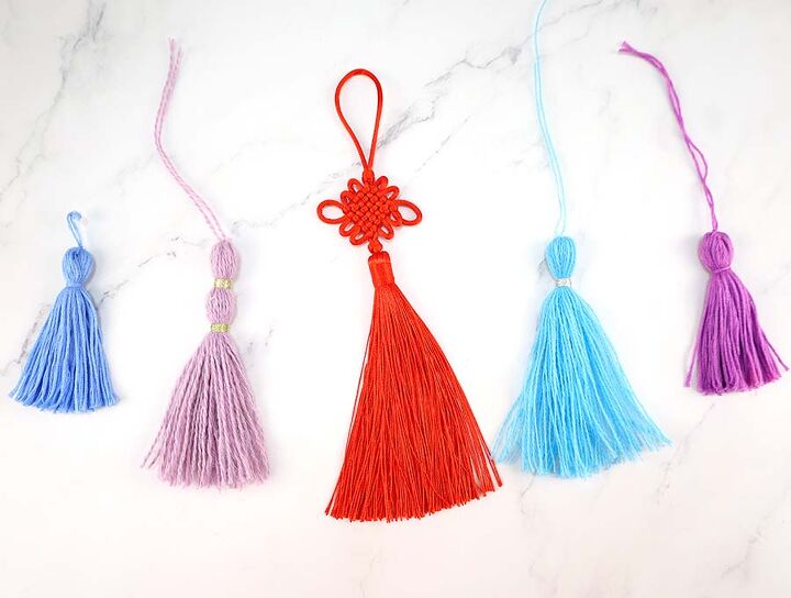 how to make tassels in 3 minutes