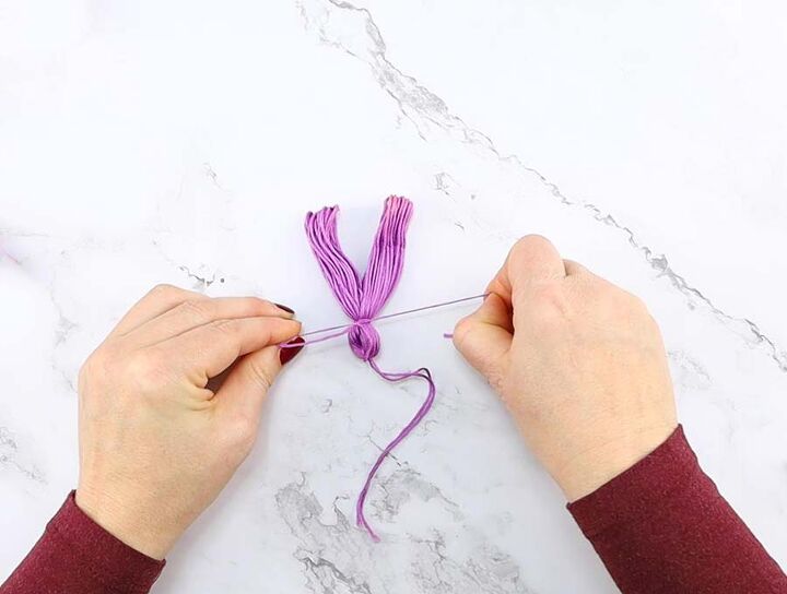 how to make tassels in 3 minutes