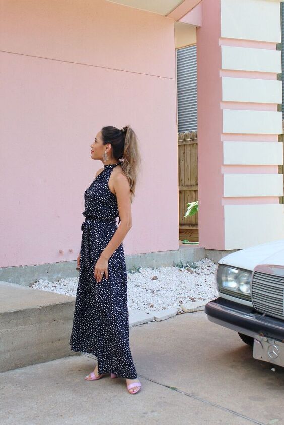 Halter Neck Floral Maxi Dress - Under $45 | Upstyle Halter Neck Floral Maxi Dress - Under $45 | Upstyle