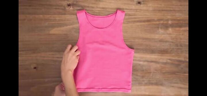 how to make a crop sporty tank top