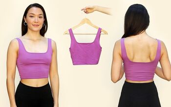How To Make A Simple Square Neck Crop Top