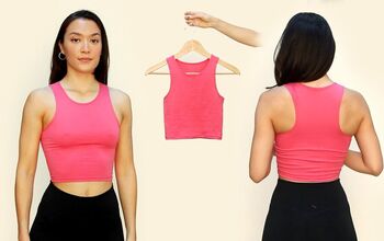 How To Make A Crop Sporty Tank Top
