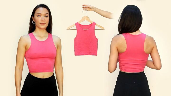how to make a crop sporty tank top