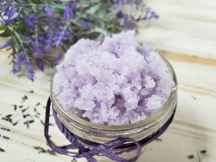 lavender and honey sugar scrub