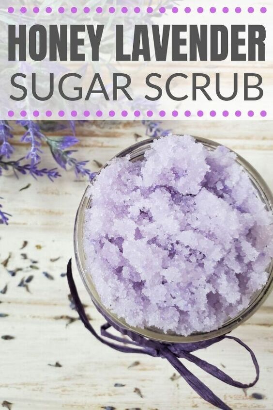 lavender and honey sugar scrub