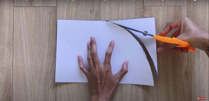 easy paperbag shorts pattern tutorial, Cutting out paperbag shorts pattern pieces