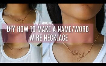 Shape and Create: Simple DIY Name Necklace