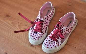 DIY: Cut up and Dotted Sneakers