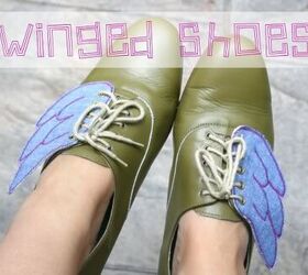 diy shoe wings