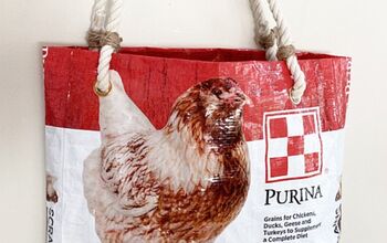 DIY Chicken Feed Bag Tote