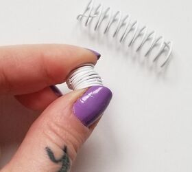 Turn the spirals from your old notebooks into something so cute