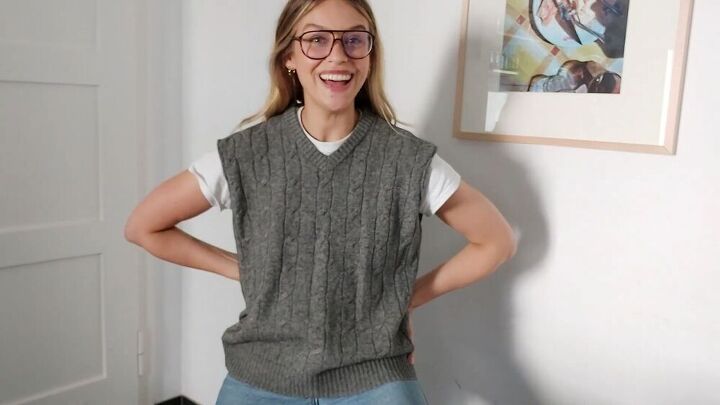 how to upcycle old sweaters, Basic sweater upcycle