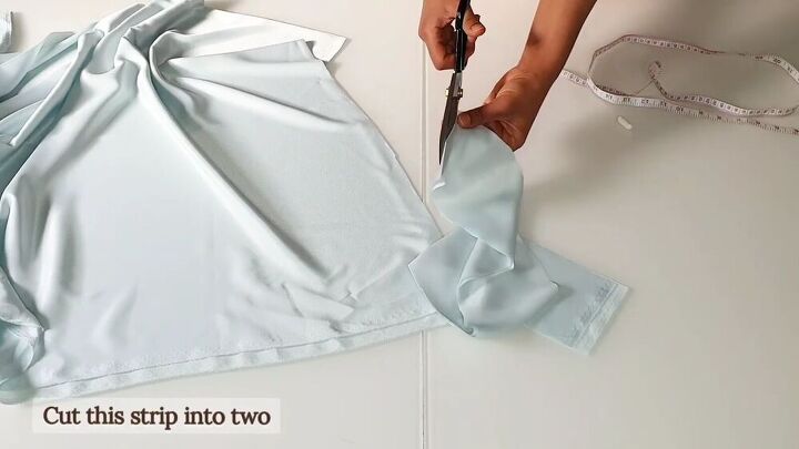 make a flattering diy blouse with ruffled sleeves, DIY blouse tutorial